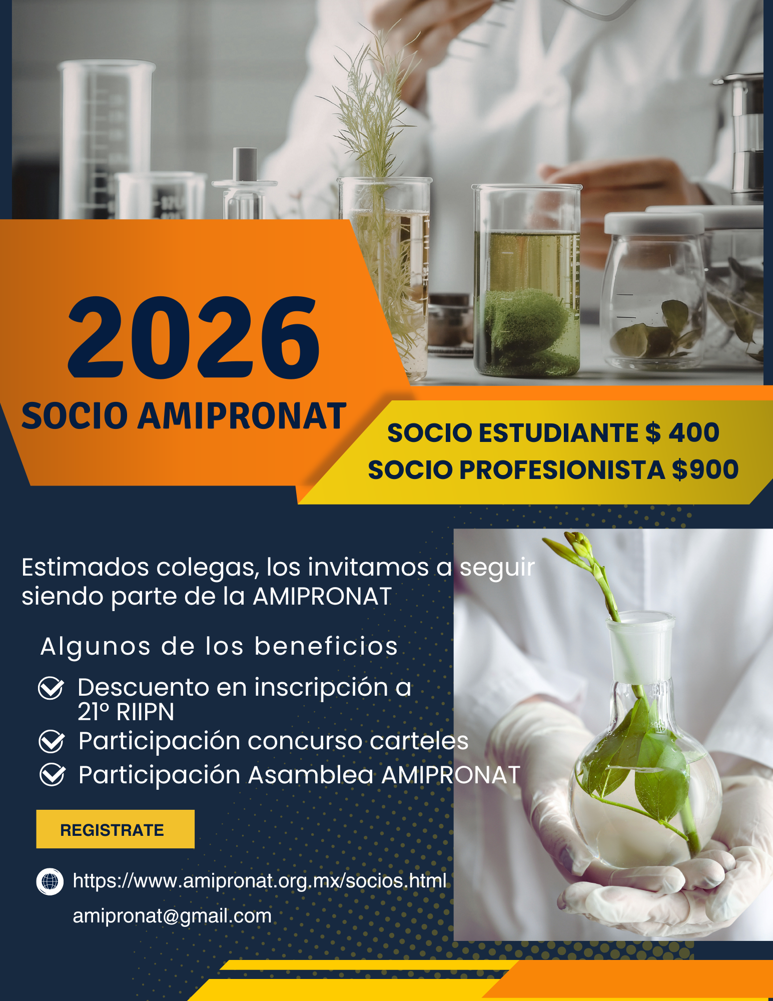 Convocatoria de socios AMIPRONAT